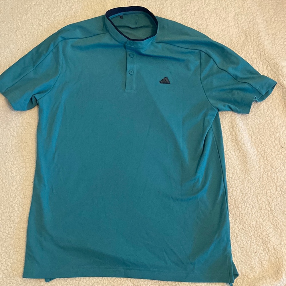 Adidas Men’s Teal Golf Polo, Size Small
